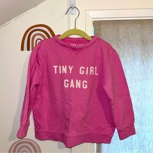 Kid’s Tiny Girl Gang Sweatshirt Taffy